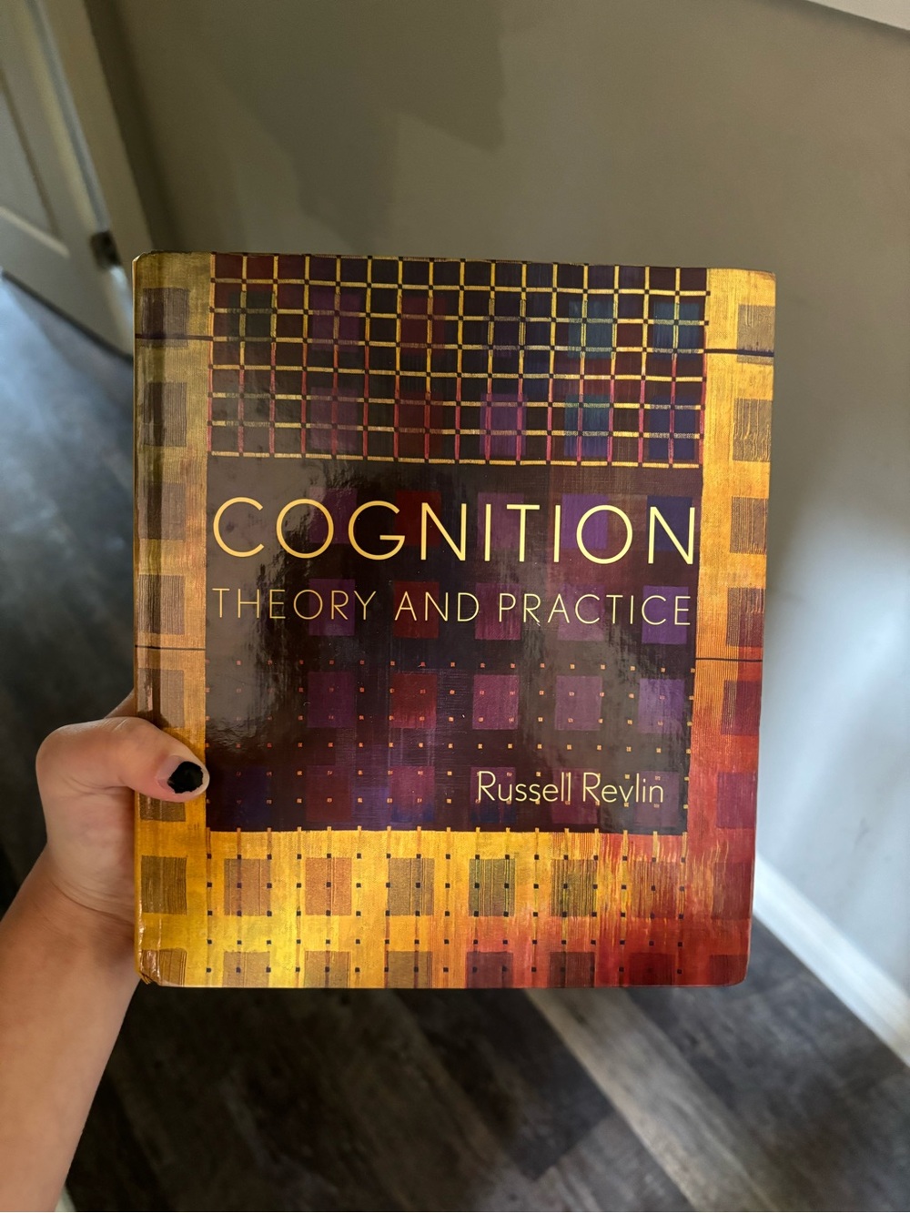 National Book Network Cognition: Theory and Practice Hardcover - Gold and Purple